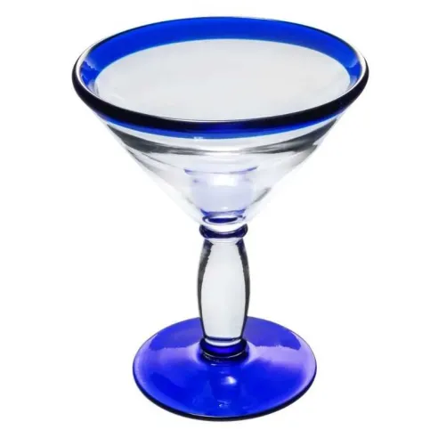 Copa para Martini Aruba con Borde Azul de 10 Onzas SIN ASIGNAR 92305