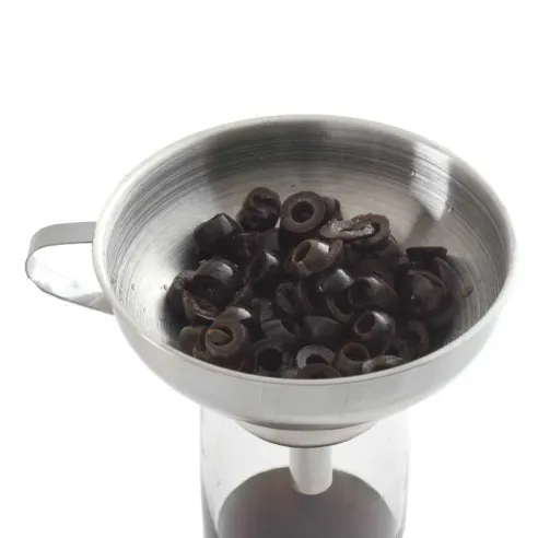 Embudo de Acero Inoxidable de Boquilla Ancha y Boquilla Fina NORPRO 255