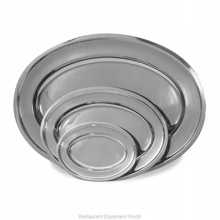 Platon Ovalado de Acero Inoxidable de 10 Pulgadas / 25 Centimetros KING METAL OP25