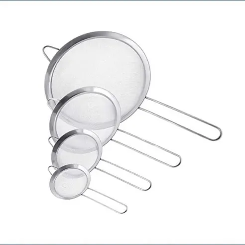 Colador Redondo de  Acero Inoxidable de 7 Pulgadas KING METAL SRS20