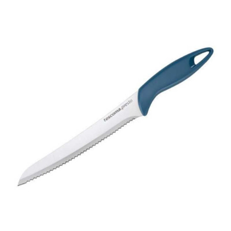 Cuchillo Presto para Pan 20 Centimetros Puno Azul TESCOMA 863036