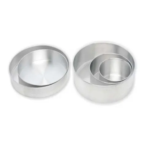 Molde Redondo de  Aluminio de 15 x 5 Centimetros KING METAL CPR062