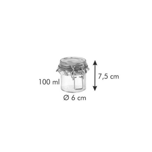 Frasco para Conserva con Abrazadera de 100 Mililitros TESCOMA 895140