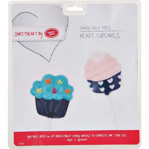 Molde para Confite Pops Cupcake CHOCOMAKER 3090