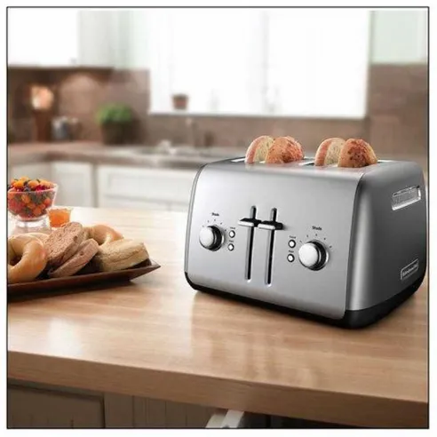 Tostador 4 Rebanadas Gris KITCHEN AID KMT4115CU