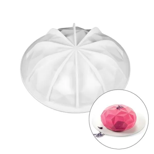Molde de Silicon Forma de Circulo Diamante MASTER CHEF JSC2898