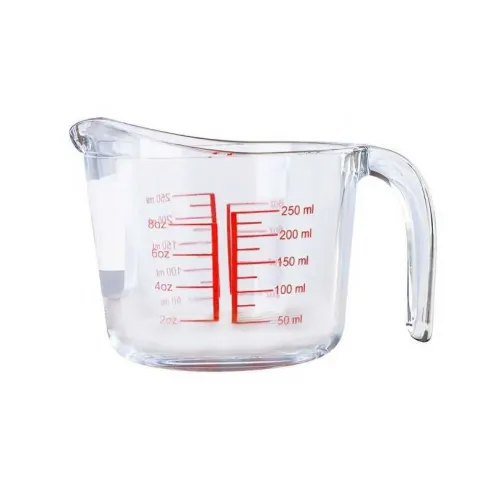 Taza para Medir de Vidrio Graduado de 250 Mililitros MASTER CHEF B21011504-G