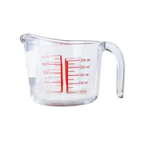 Taza para Medir de Vidrio Graduado de 250 Mililitros MASTER CHEF B21011504-G