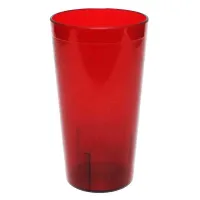 Vaso Tumbler Color Rojo de 16 Onzas THUNDER PLTHTB016R