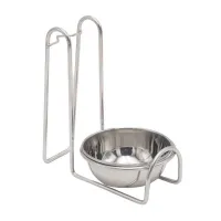 Porta Cucharon de  Acero Inoxidable de 7 Pulgadas KING METAL SRWB5