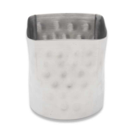 Recipiente con  Acabado Martillado para Papas Fritas de 3-5/16 Pulgadas KING METAL FFSQ85H