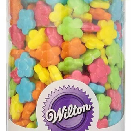 Confitillo para Decorar con Diseno de Flores Margaritas, 3.5 Onzas WILTON 710-0036