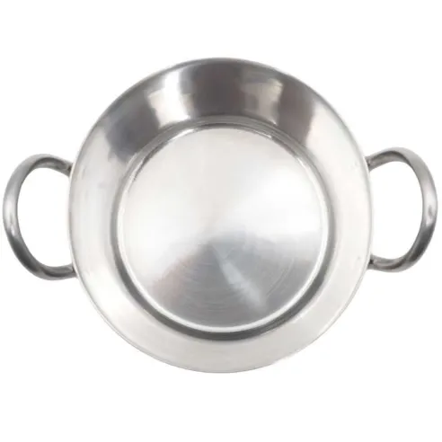 Caserola Mini Charlotte de Acero Inoxidable con Asas de 5.3 x 4 Pulgadas KING METAL CHM14