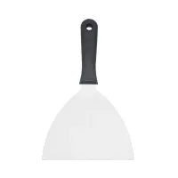 Rasqueta de Acero Inoxidable con Mango Plastico de 15 Centimetros KING METAL SCR6K
