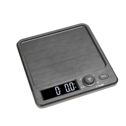 Romana Digital de 22 Libras con Recipiente de Color Negro TAYLOR 5280387