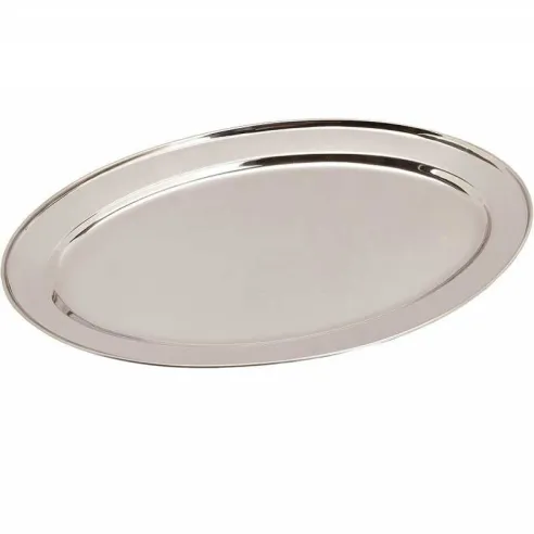 Platon Ovalado de Acero Inoxidable de 26 Pulgadas KING METAL OP65