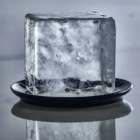 Bandeja de Hielo en Forma de Cubo de 5 Centimetros de Silicon con 6 Cavidades de Color Negro LURCH 00240715