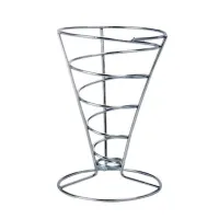 Canasta Conica para Snacks de 14 x 20 Centimetros KING METAL CHH1420