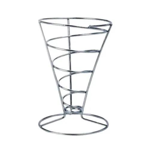 Canasta Conica para Snacks de 14 x 20 Centimetros KING METAL CHH1420