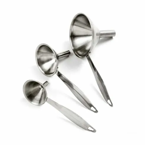 Set de Embudos de Acero Inoxidable / 3 Unidades NORPRO 2175
