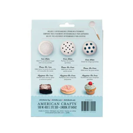 Dispensador para Espolvorear Confitillo de 3 Tamanos AMERICAN CRAFT 378945