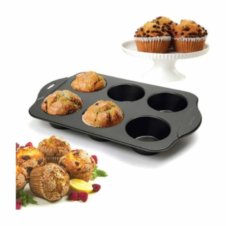 Molde Antiadherente para Muffins,  6 Cavidades NORPRO 3972
