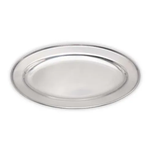 Platon Ovalado de  Acero Inoxidable de 14 Pulgadas KING METAL OP35