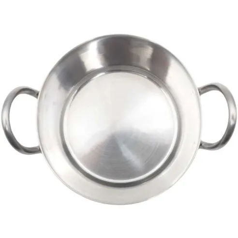 Caserola Mini Charlotte de Acero Inoxidable con Asas de 4 X 3 Pulgadas KING METAL CHM10
