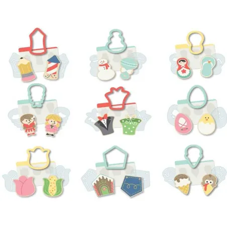 Cortadores de Galletas Diseno Variado, Set de 75 Piezas AMERICAN CRAFT 374081