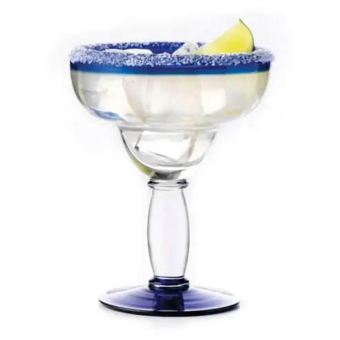 Copa de Margarita Aruba con Borde Azul de 12 Onzas SIN ASIGNAR 92308