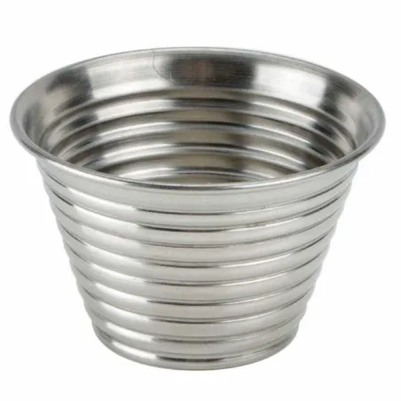Salsera de Acero Inoxidable Acanalado de 6-1/2 Onzas  KING METAL SC65R