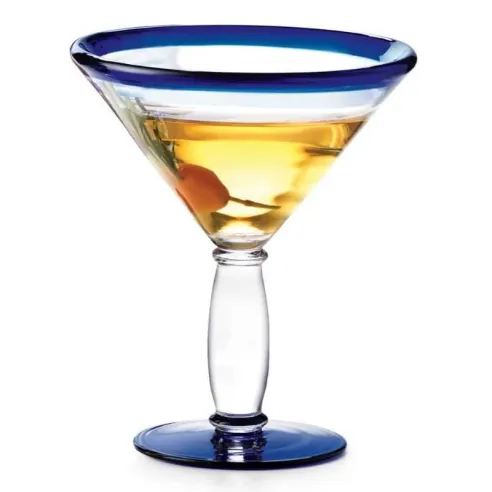 Copa para Martini Aruba con Borde Azul de 15 Onzas SIN ASIGNAR 92306