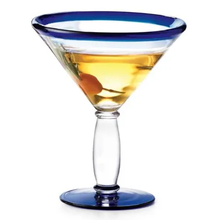 Copa para Martini Aruba con Borde Azul de 15 Onzas SIN ASIGNAR 92306