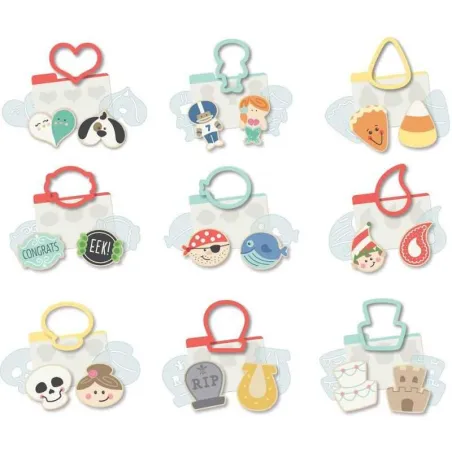 Cortadores de Galletas Diseno Variado, Set de 75 Piezas AMERICAN CRAFT 374081