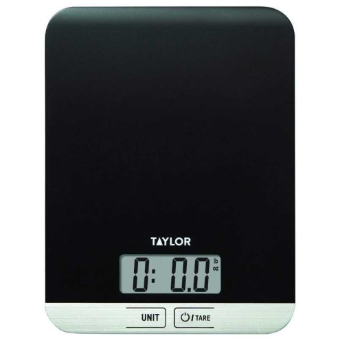 Romana Digital Delgada de Color Negro de 11 Libras TAYLOR 3912BK