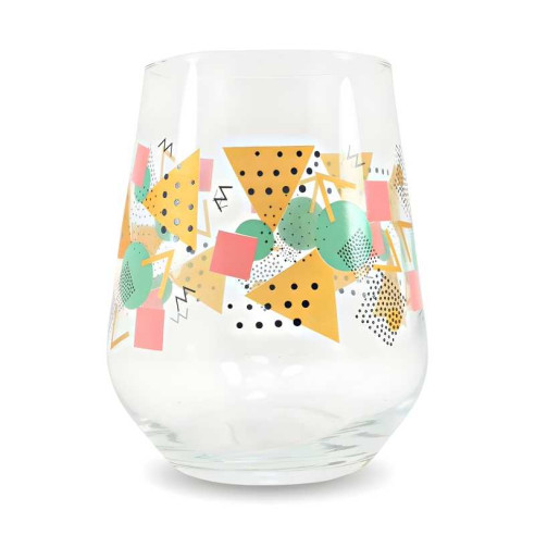 Vaso para Agua Allegra Geo de 14.25 Onzas PASABAHCE 41536 / 1106627