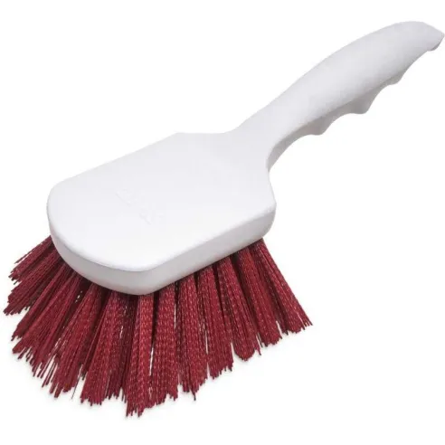Cepillo de Cerdas de Polyester de 8 Pulgadas de Color Rojo CARLISLE 40541EC05