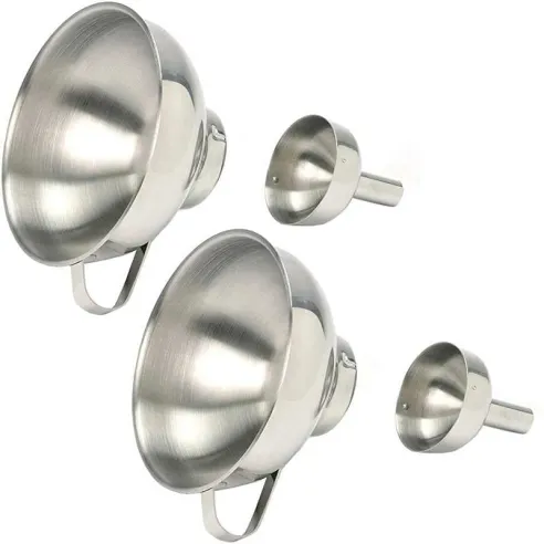Embudo de Acero Inoxidable de Boquilla Ancha y Boquilla Fina NORPRO 255