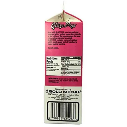 Glaze Pop, 28 Onzas, Color Canela Roja  GOLD MEDAL 2526