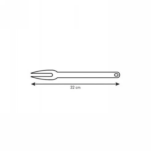 Tenedor de Nylon Negro para Trinchar  TESCOMA 638022