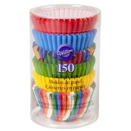 Capsulas para Mini Cupcakes, 150 Unidades. WILTON 415-2187