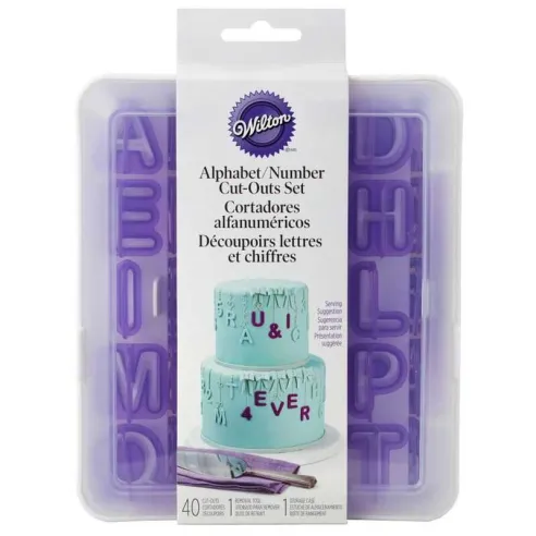 Cortadores Alfanumericos, Set de 40 Piezas WILTON 417-7554