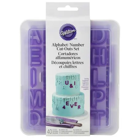 Cortadores Alfanumericos, Set de 40 Piezas WILTON 417-7554