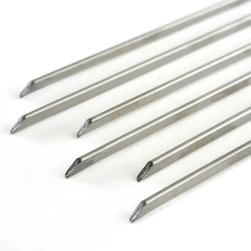 Pinchos de Acero Inoxidable de 14 Pulgadas, Paquete de 6 Unidades NORPRO 1934