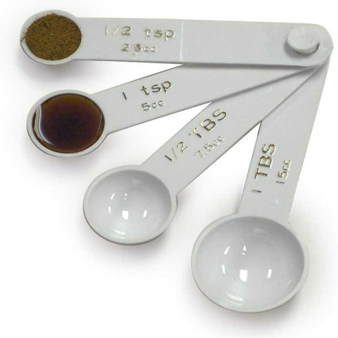 Cucharas de Medir Plasticas,  4 Unidades NORPRO 3041W