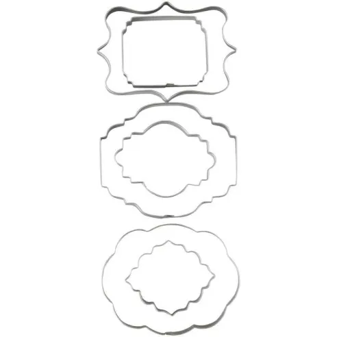 Cortadores para Fondant y Pasta de Goma, Set de 6 Piezas. WILTON 417-7555