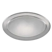 Platon Ovalado de Acero Inoxidable de 10 Pulgadas / 25 Centimetros KING METAL OP25