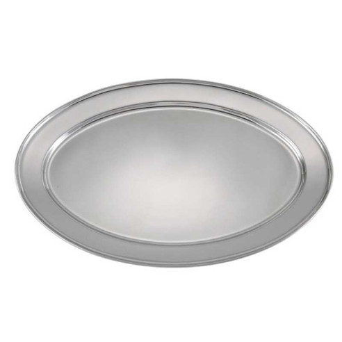 Platon Ovalado de Acero Inoxidable de 10 Pulgadas / 25 Centimetros KING METAL OP25