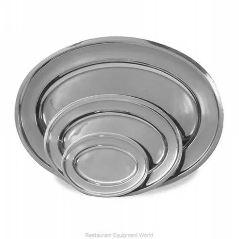 Platon Ovalado de Acero Inoxidable de 12 Pulgadas / 30 Centimetros KING METAL OP30