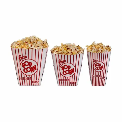 Caja de Carton para Palomitas de 46 Onzas, Paquete 25 Unidades gold medal 2484/hj